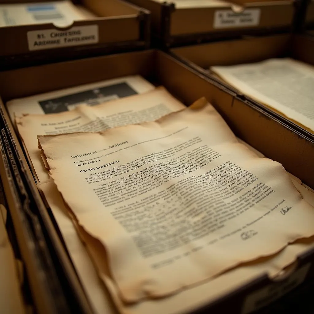 Historical Documents in a Society Archive