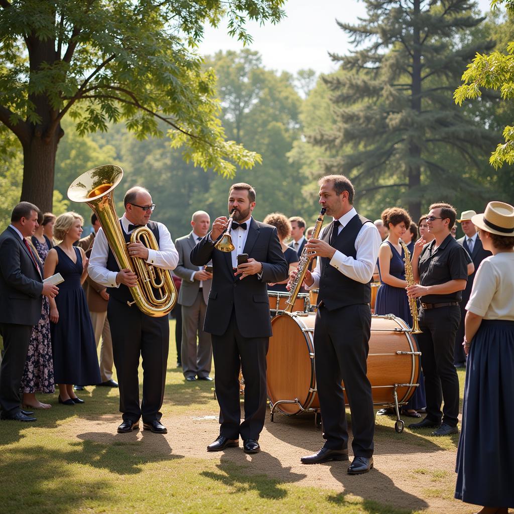 Society Band Performance with Period Instruments