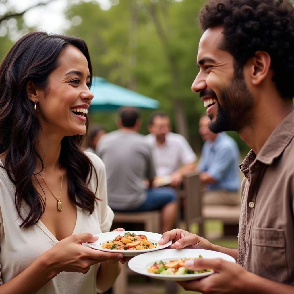 Laughter and Connection at Society BBQ 