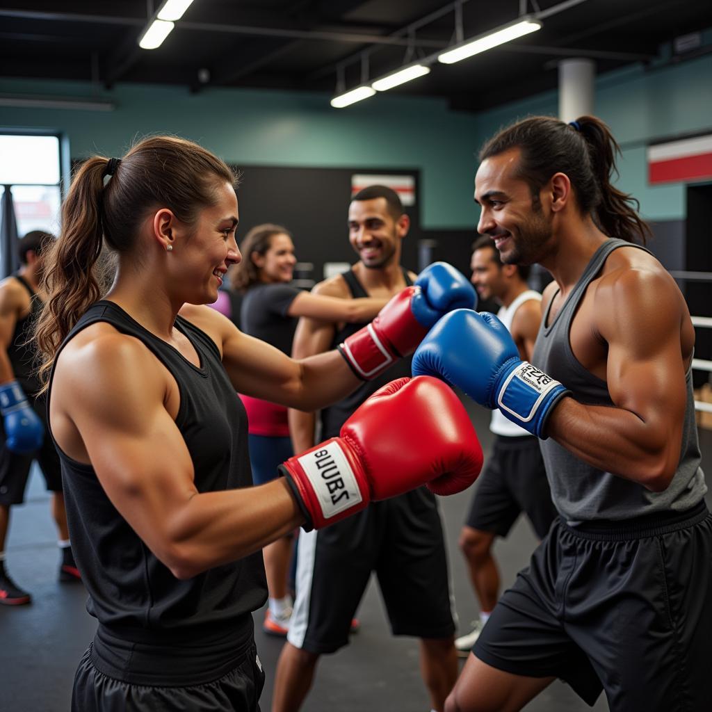 Society Boxing Training Session