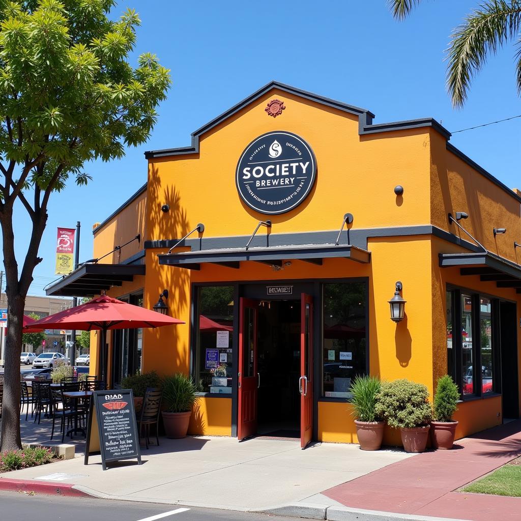 Society Brewery exterior in San Diego