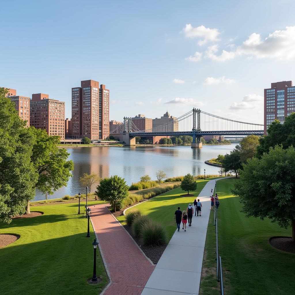 Delaware Riverfront in Society Hill Droyers Point