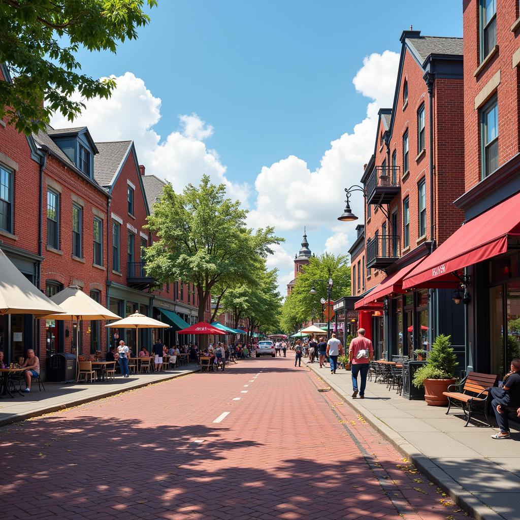 Headhouse Square in Society Hill Droyers Point