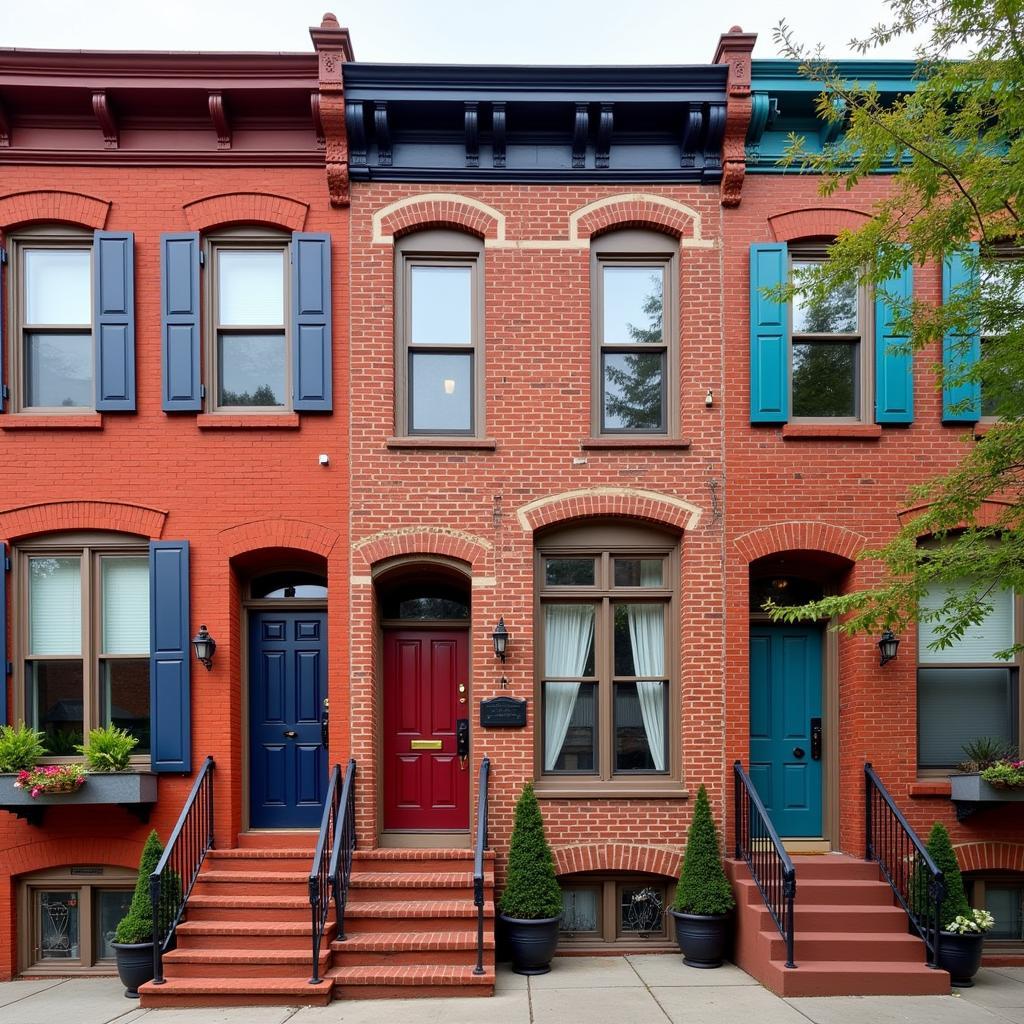 Historic Homes in Society Hill, Philadelphia