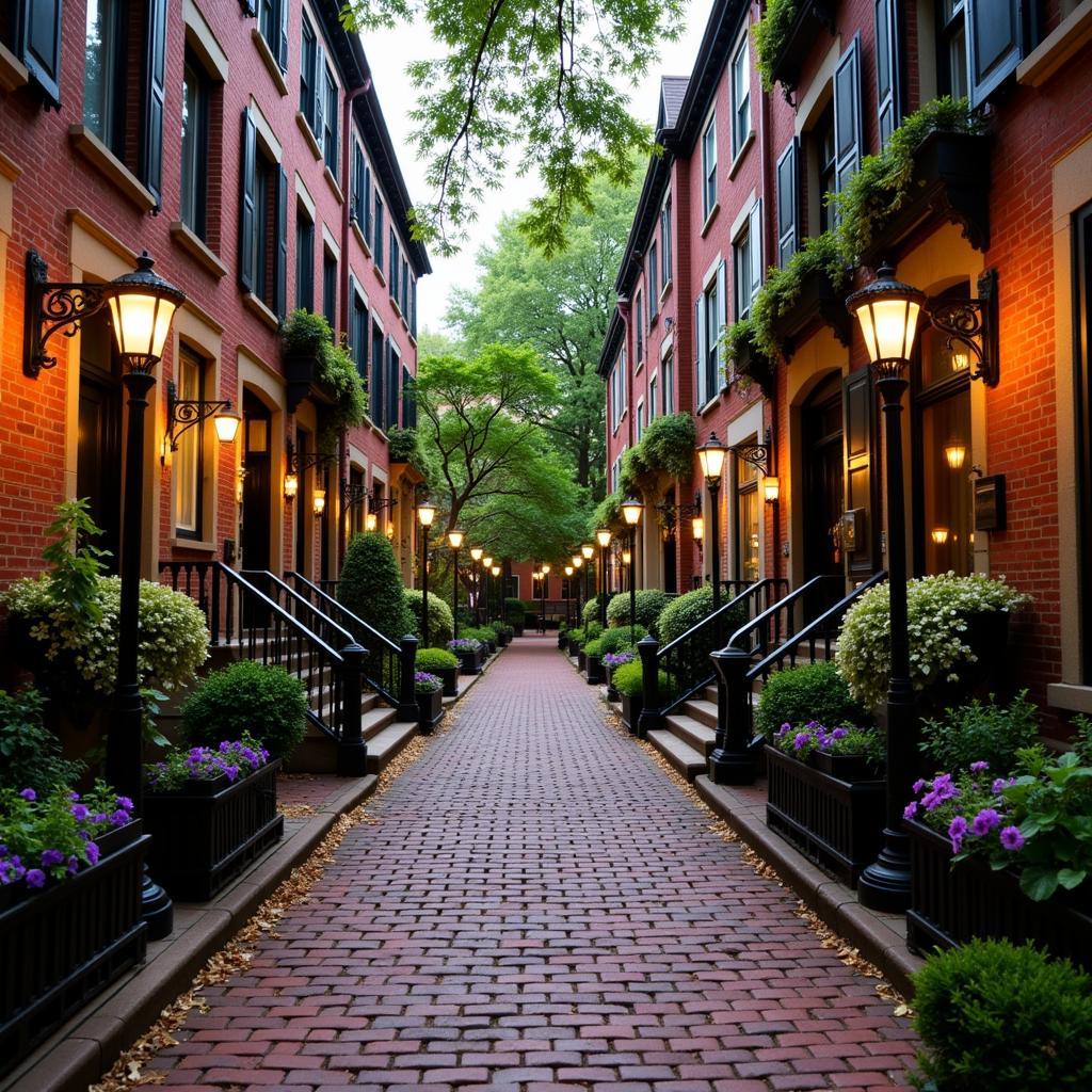 Cobblestone Street in Society Hill