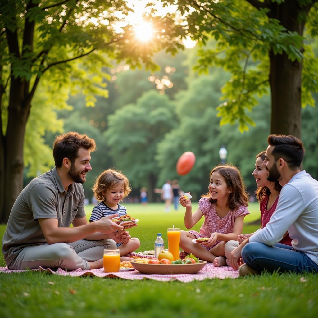 Families enjoying a picnic in Society Hill Mahopac NY