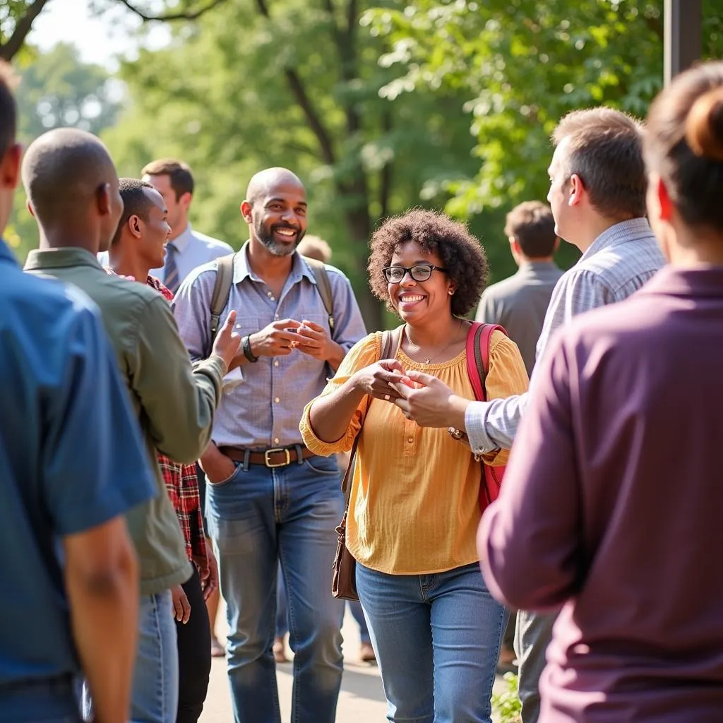 A vibrant community gathering in Society Hill Merrimack