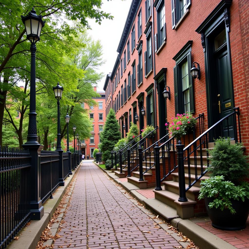 Charming Street Scene in Society Hill