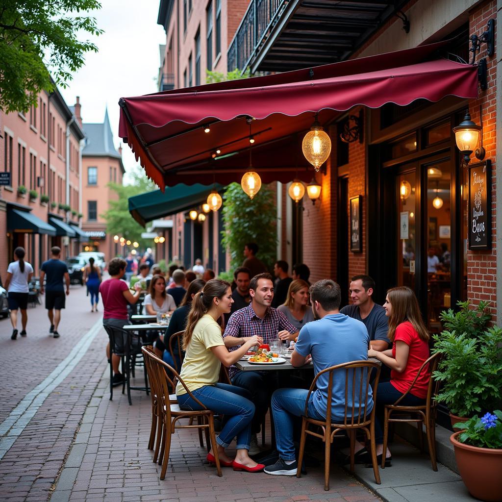 Outdoor Dining Experience in Society Hill