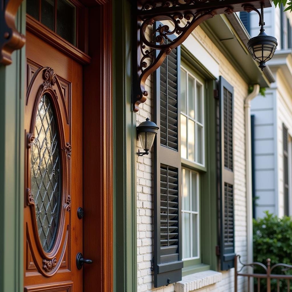 Intricate Details on a Society Hill SC Historic Home