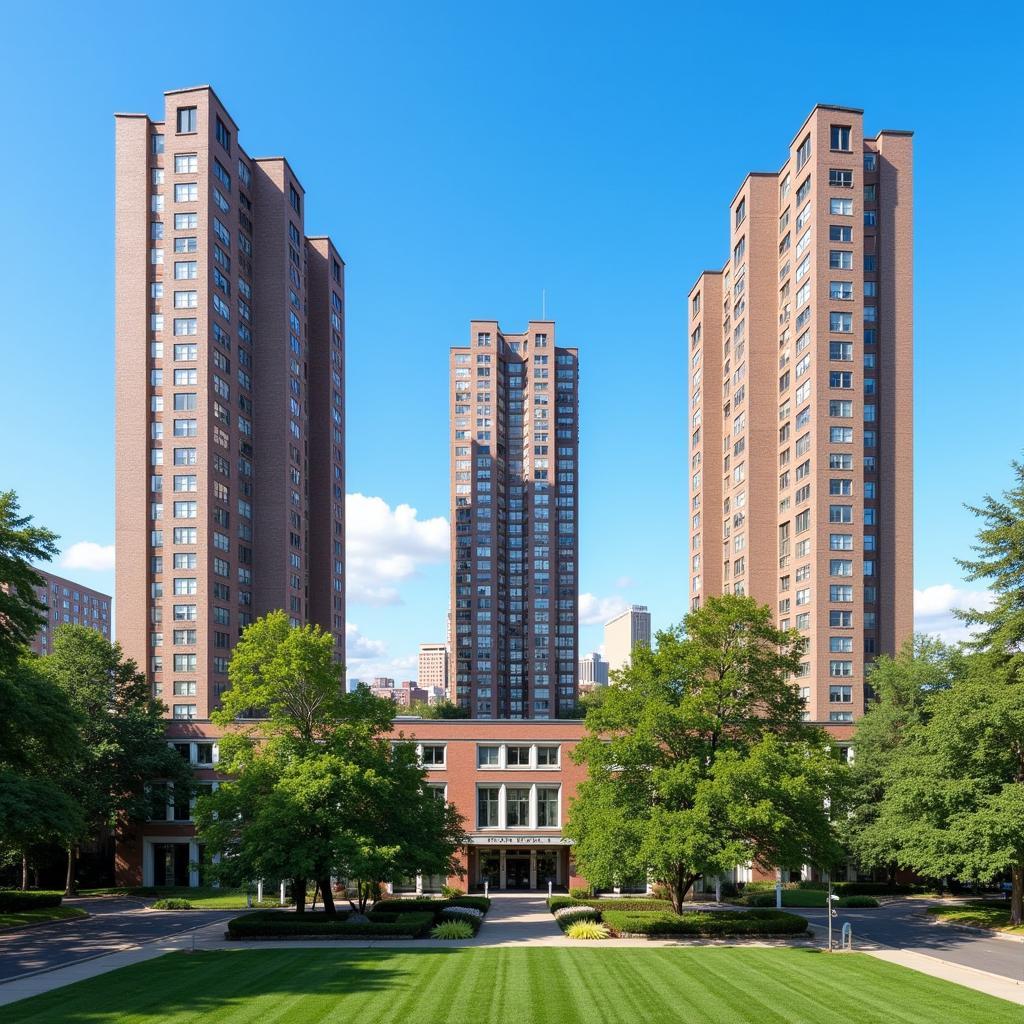 Society Hill Towers Exterior