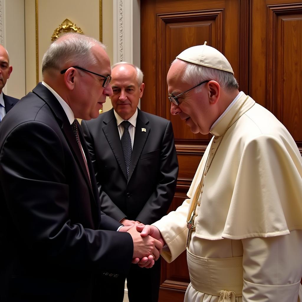 Meeting between SSPV representatives and Pope Benedict XVI