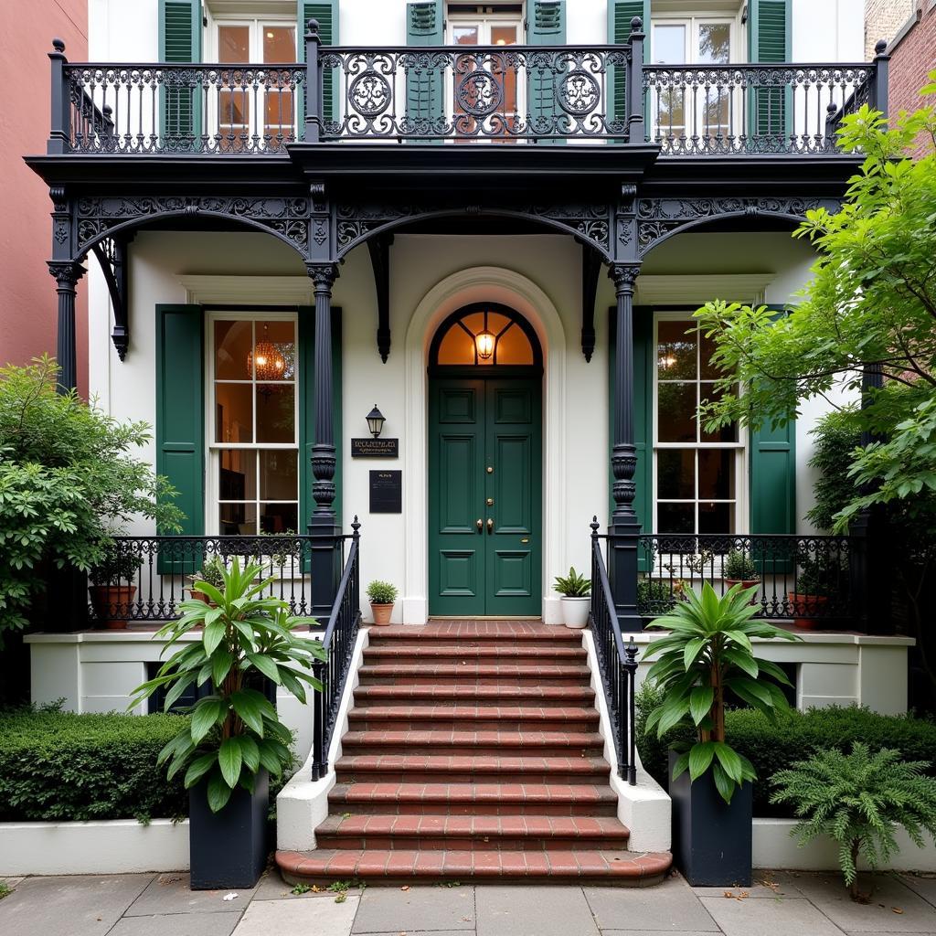 Historic Architecture on Society Street, Charleston