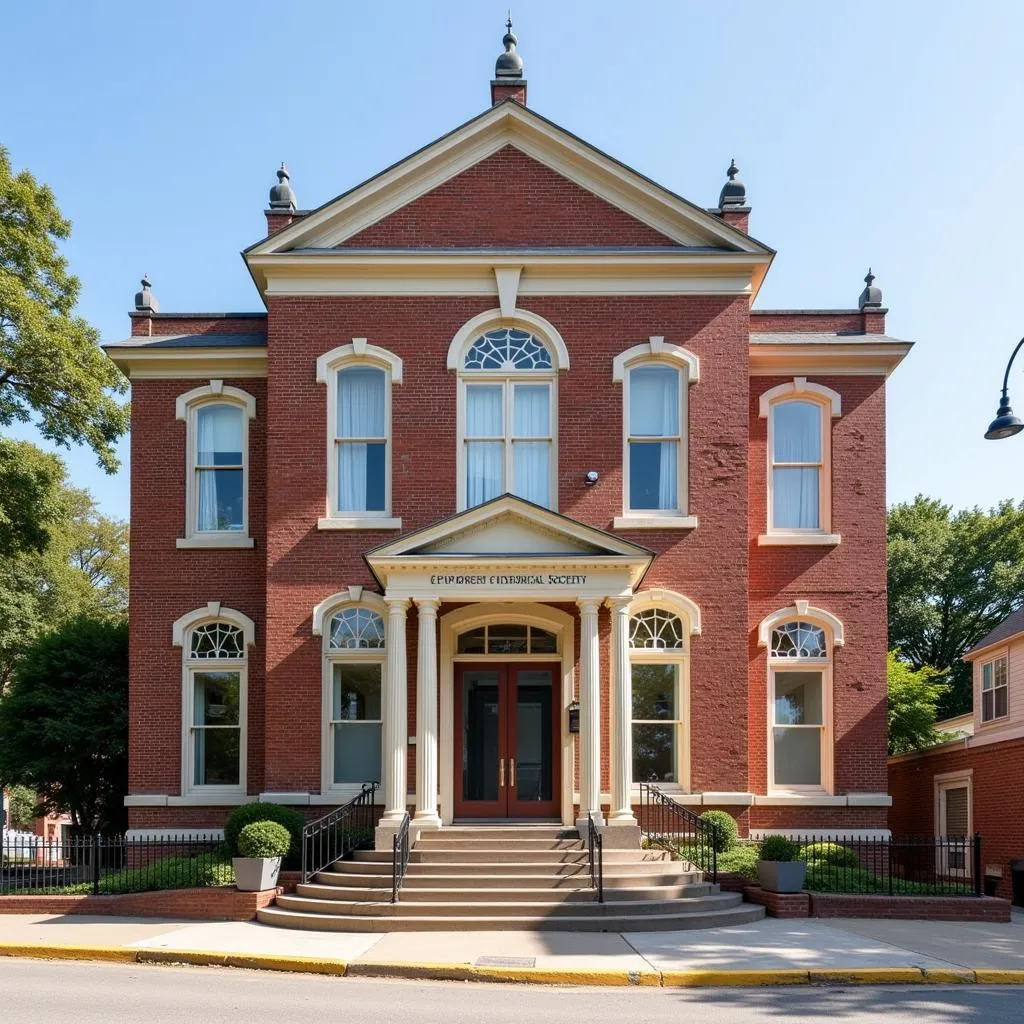 The Somerset Historical Society building, a stately structure with a rich history.