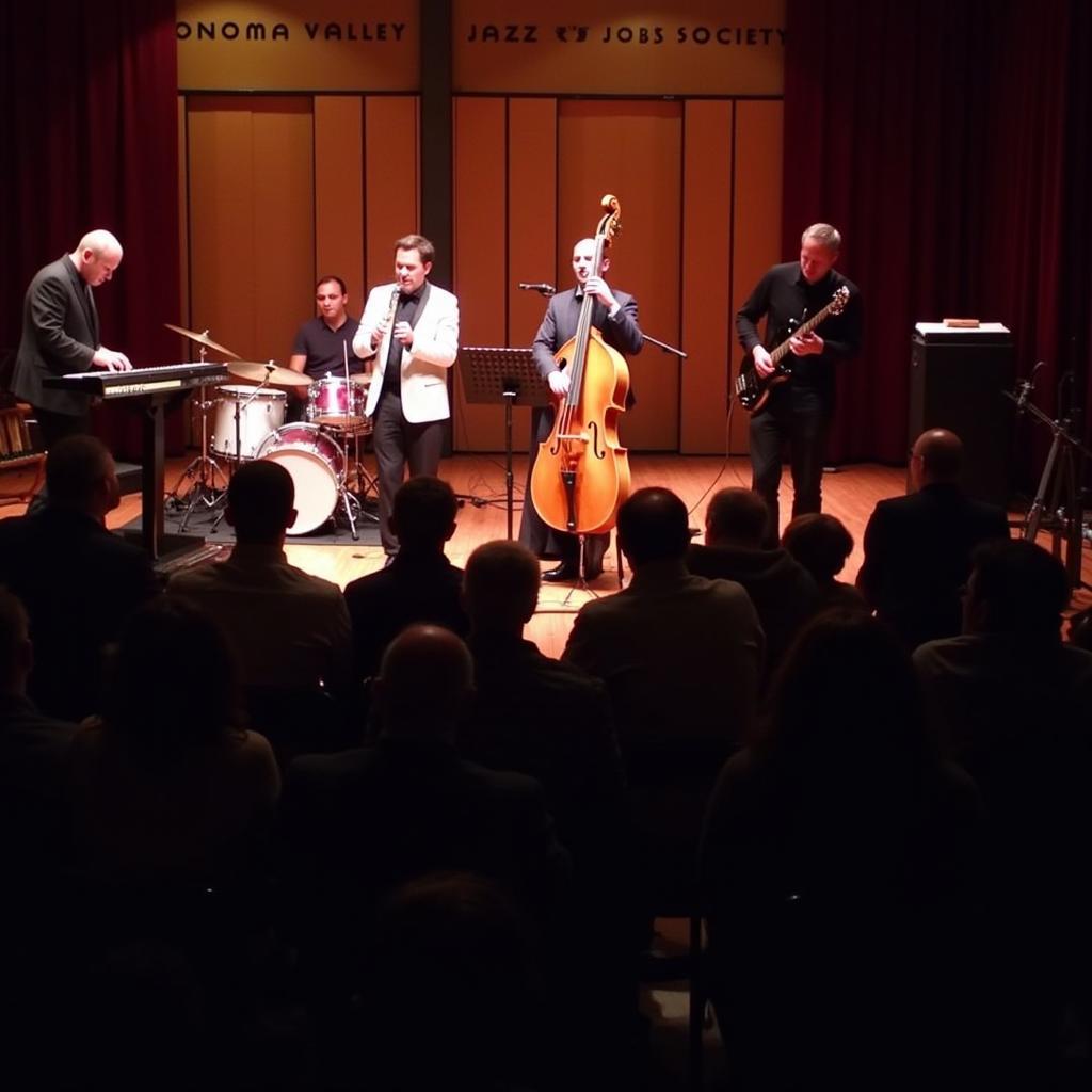 Sonoma Valley Jazz Society live performance