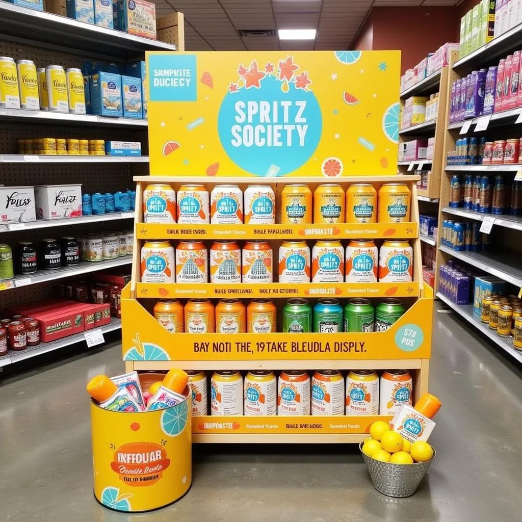 Spritz Society In-Store Display