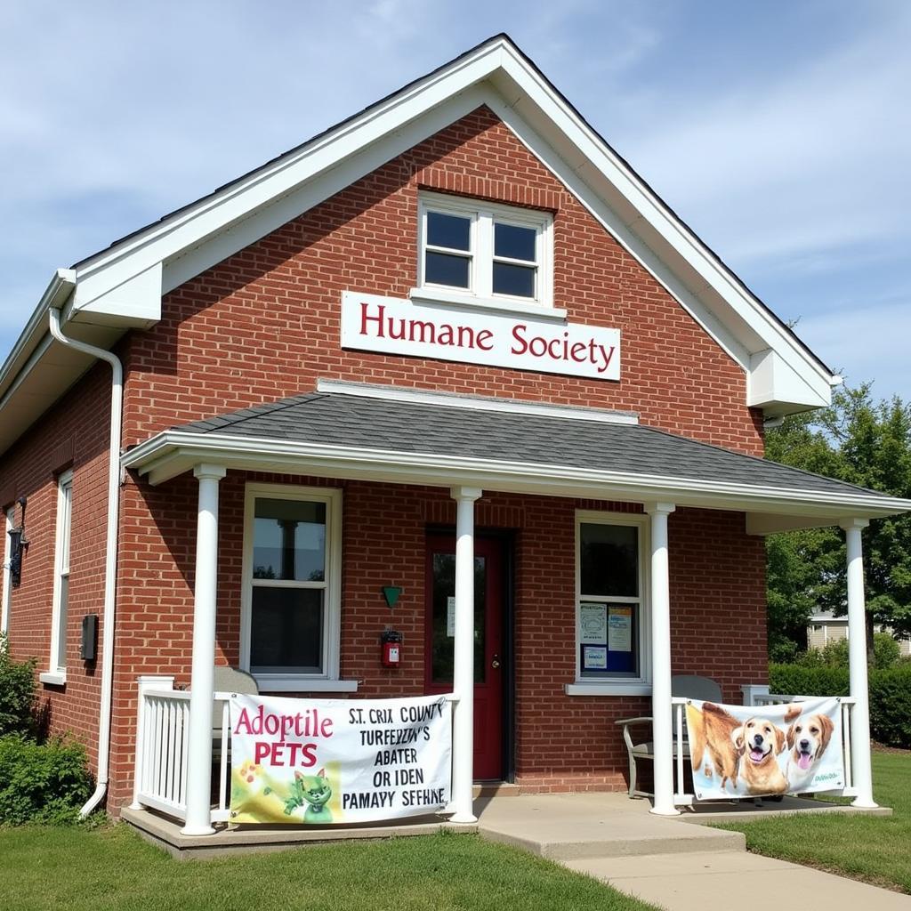 Historic building of the St. Croix County Humane Society