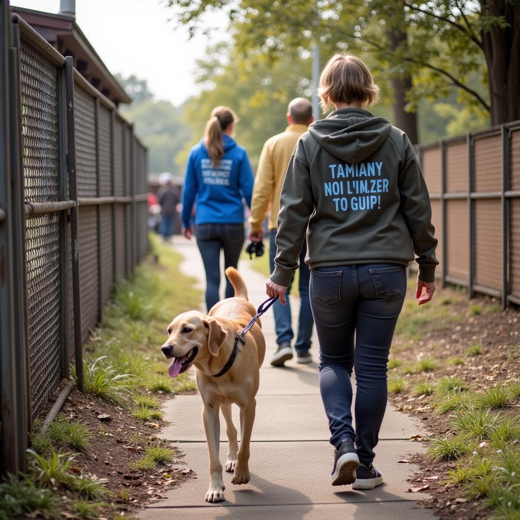 Volunteering at St. Tammany Humane Society in Covington