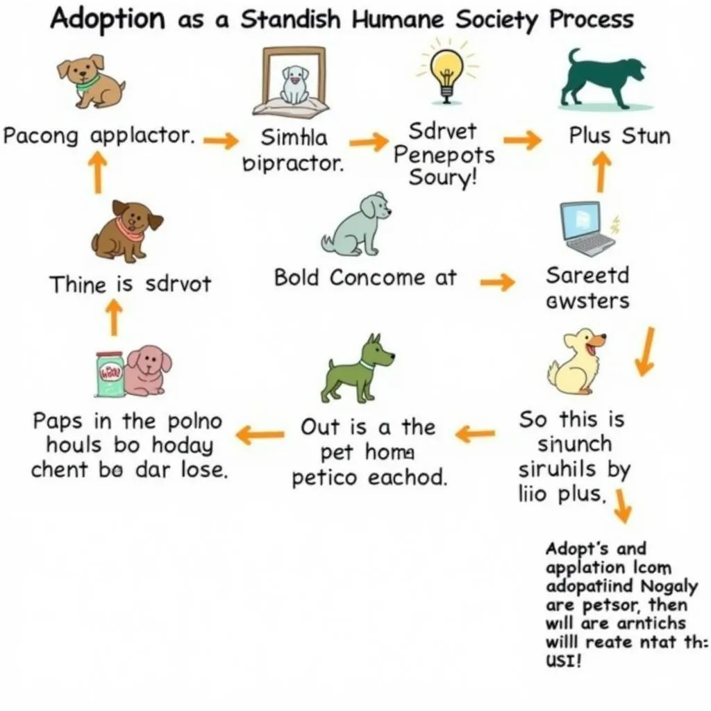 Standish Humane Society Adoption Process: A visual guide to the steps involved in adopting a pet.