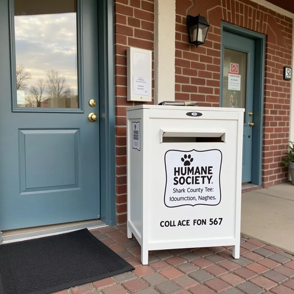 Donation Box at the Stark County Humane Society