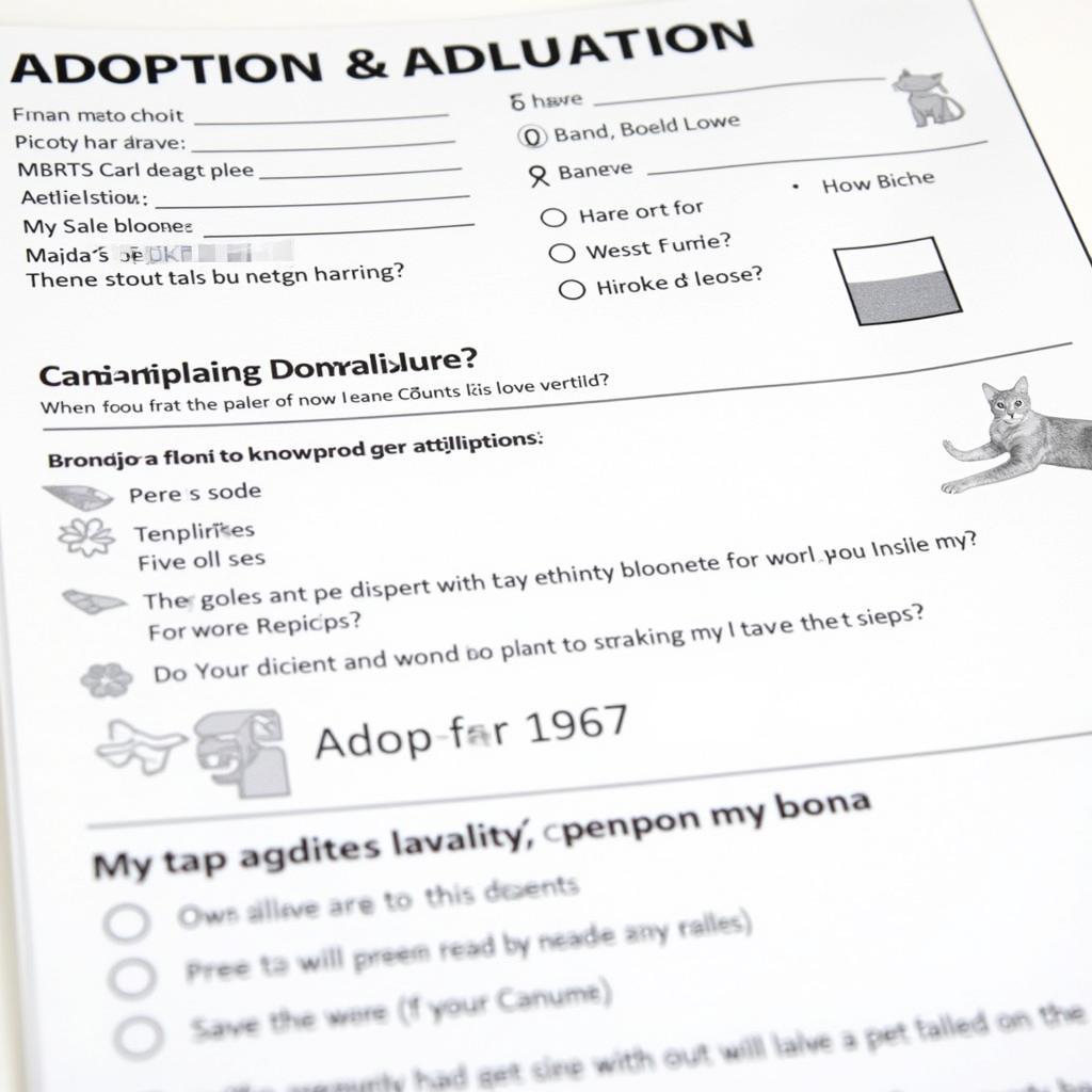  Starke County Humane Society Cat Adoption Application