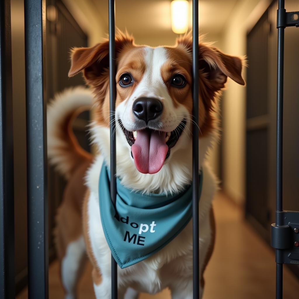 Dog awaiting adoption at Sterling Humane Society