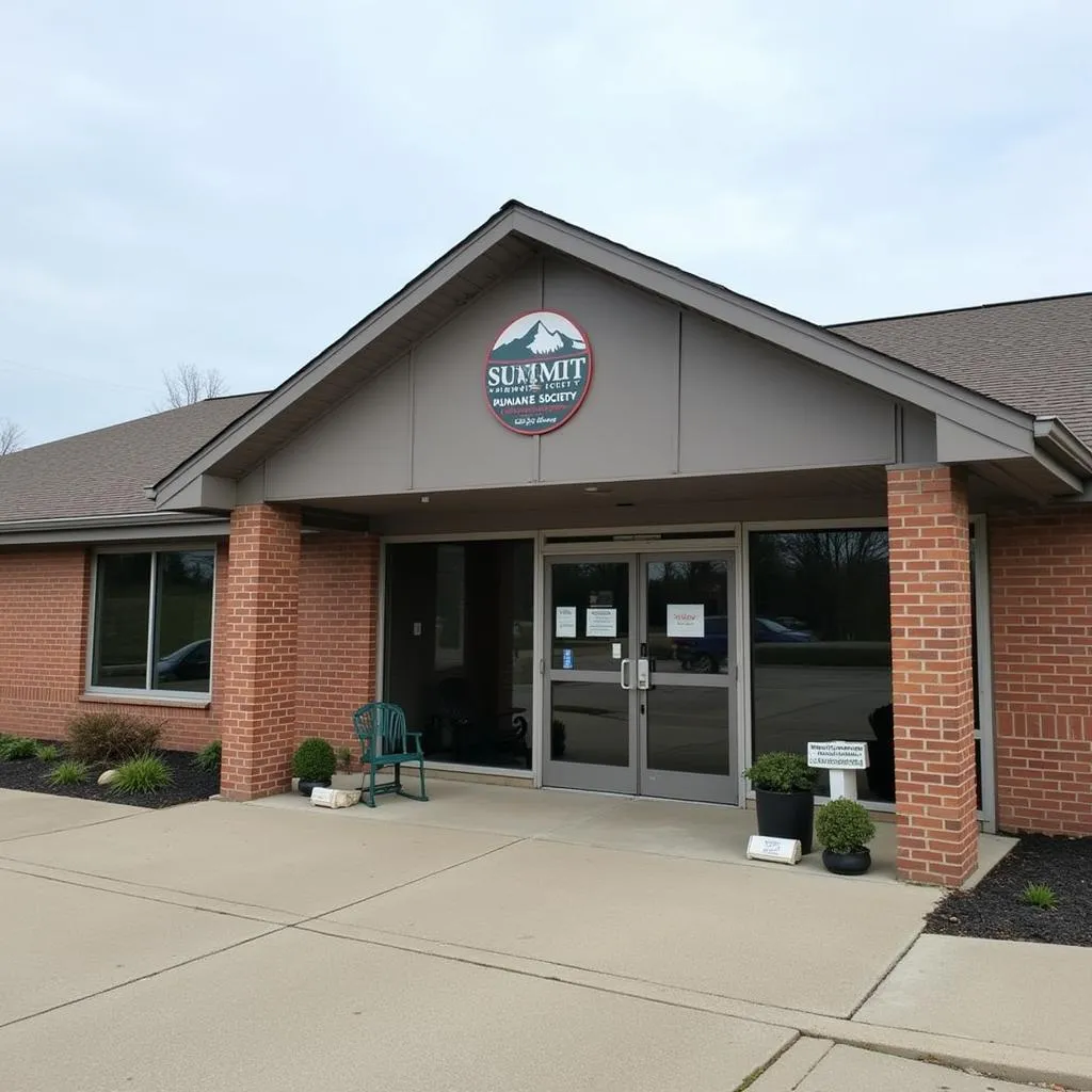 Summit Humane Society Ohio building exterior