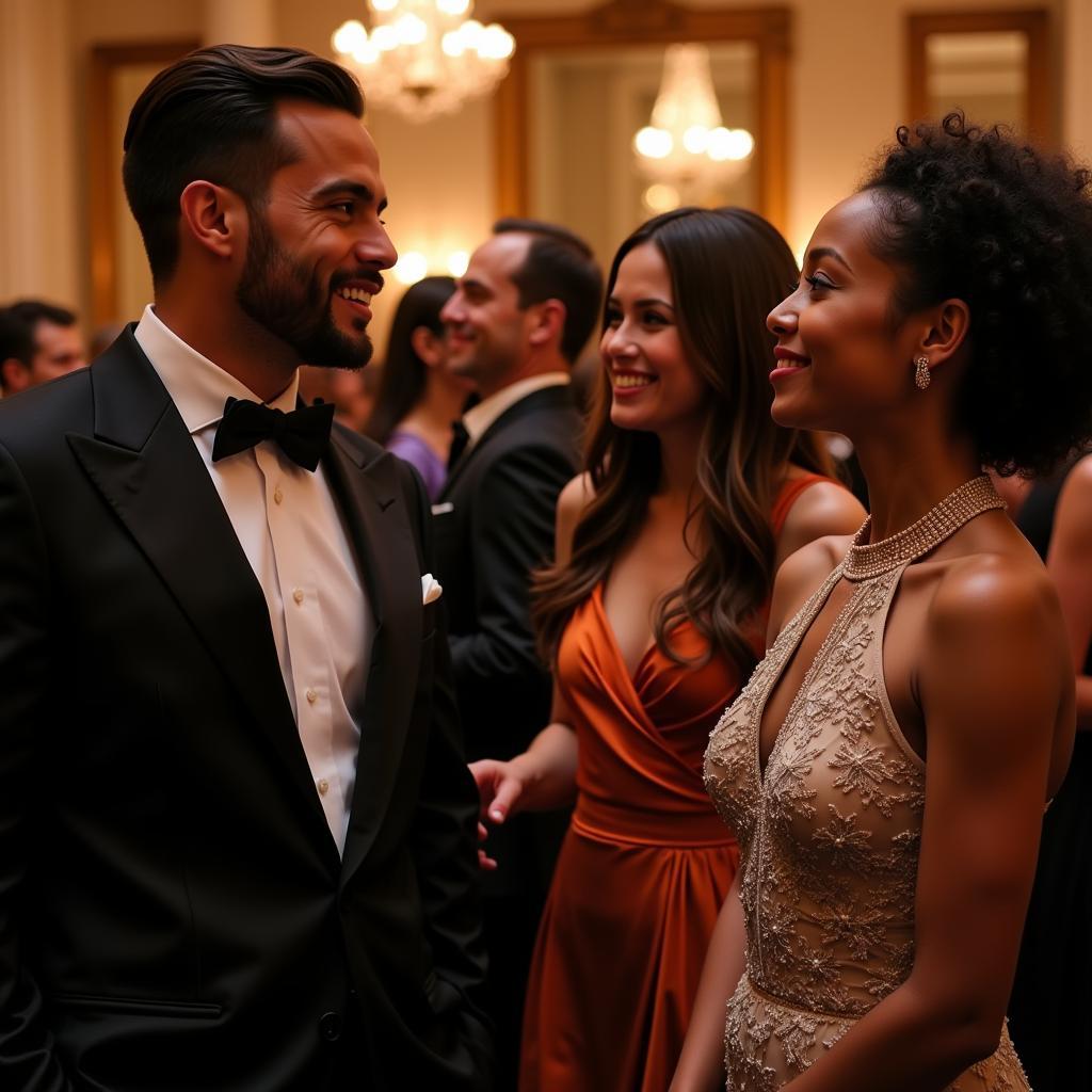 Attendees at a charity gala event in Sussex