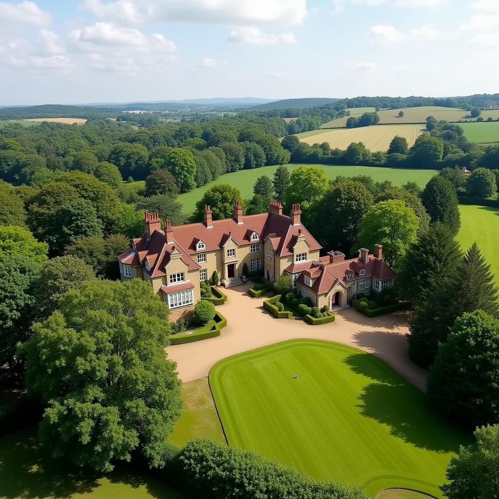 Grand estate nestled in the Sussex countryside