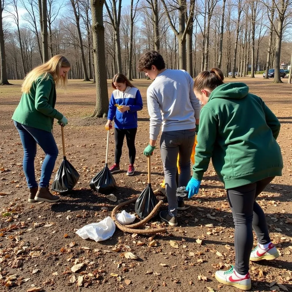 NSS members engage in environmental cleanup