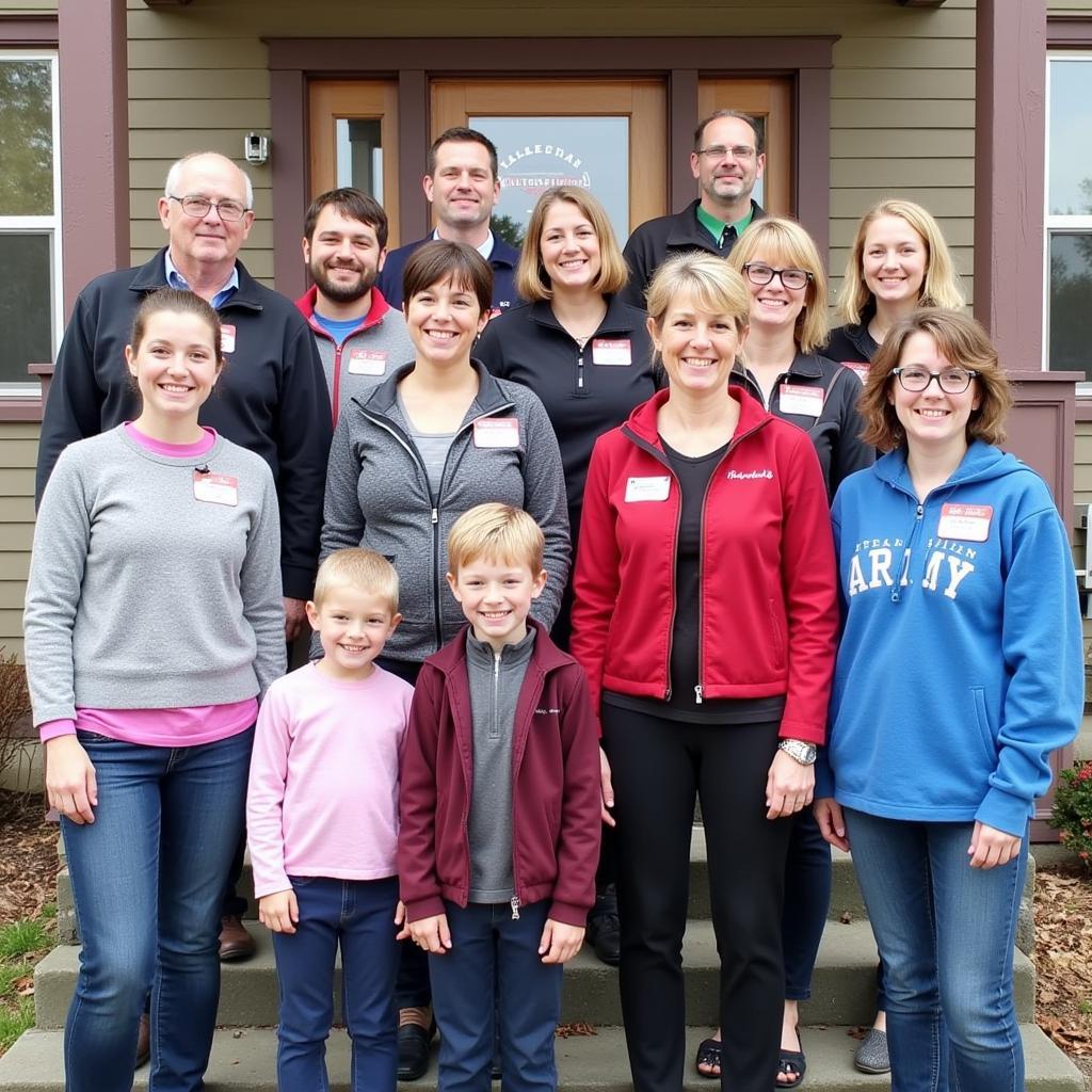 Volunteers at the Talkeetna Historical Society