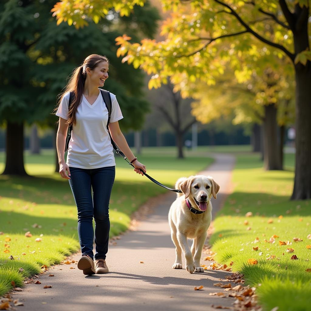 Volunteer Dog Walking at TCHS