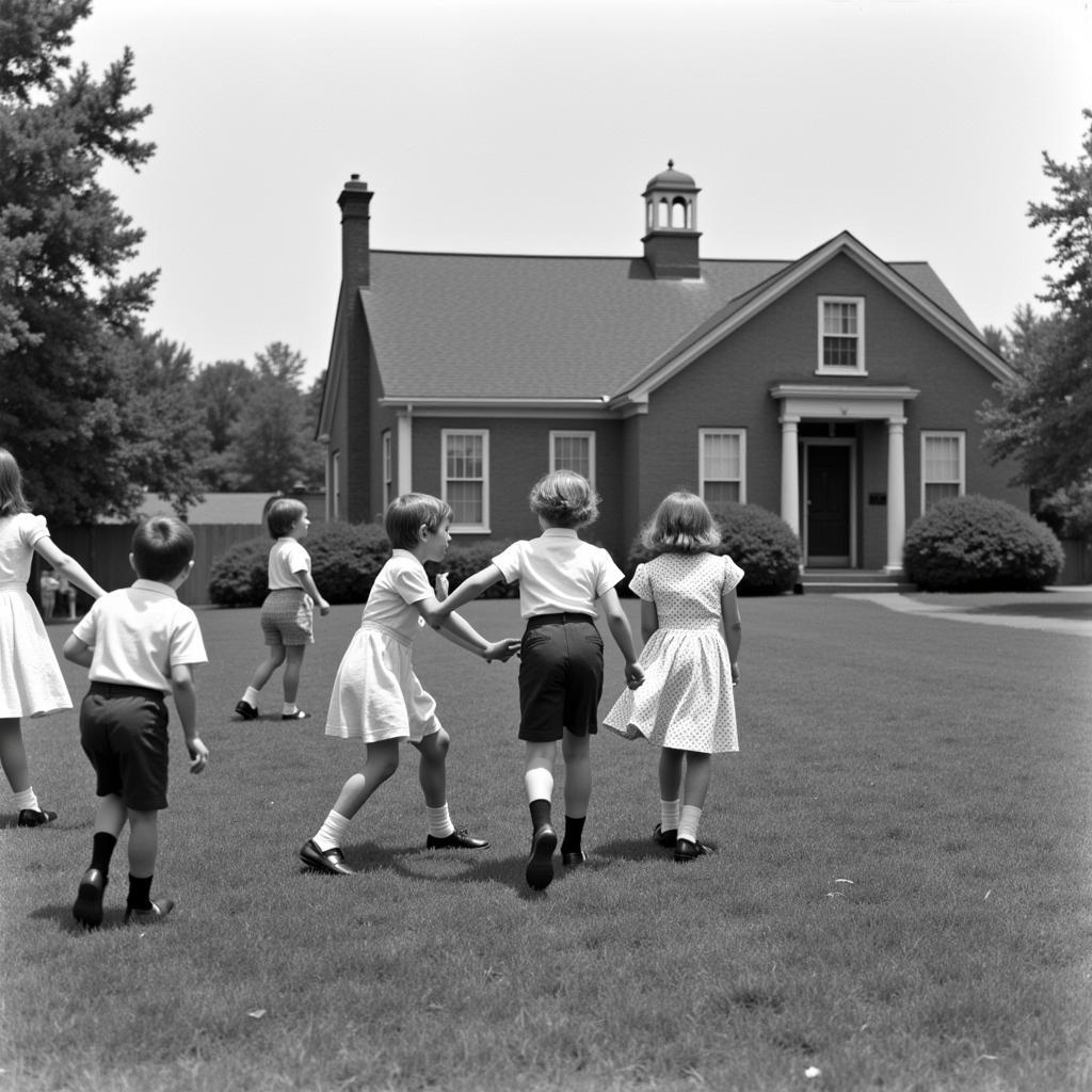 Children playing at the Tennessee Children's Home Society