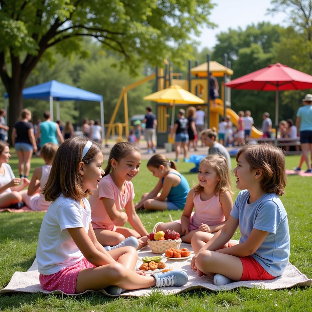 Community Park Event in Texas