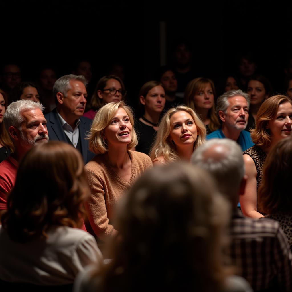 Community Performance by a Theater Society Circle