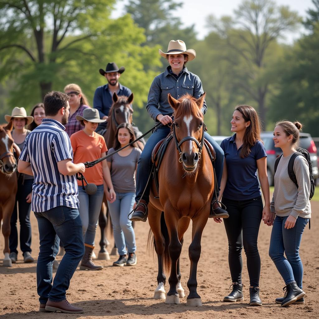 Therapeutic Riding Program: Diverse Participants