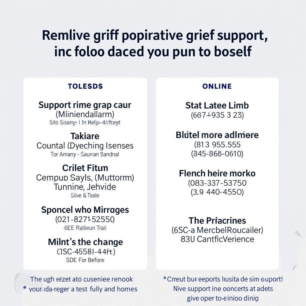 Grief Support Resources in Toledo