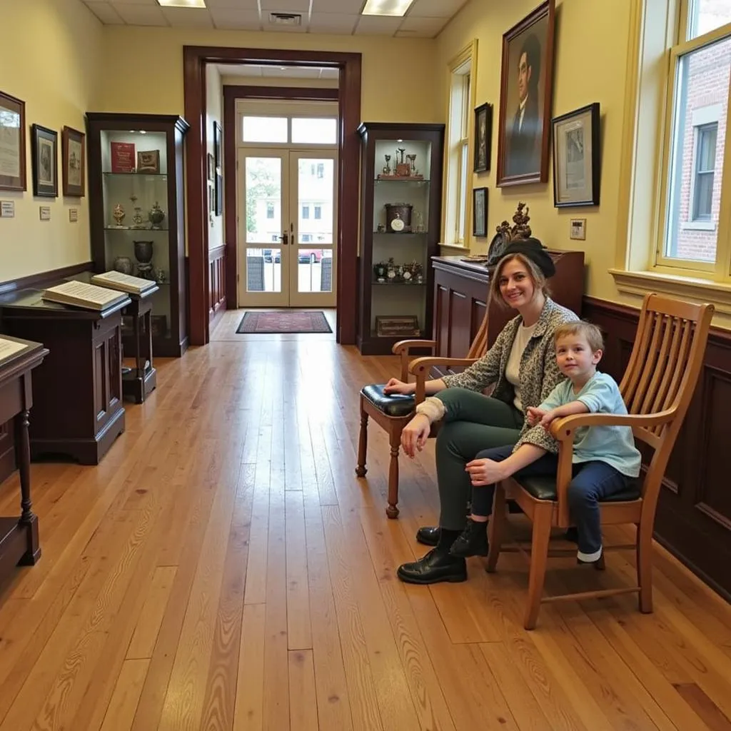 Exhibits at the Tompkins Historical Society