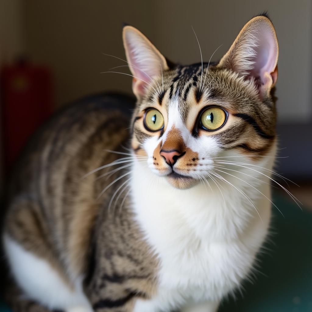 Cat waiting for adoption at Troup County Humane Society