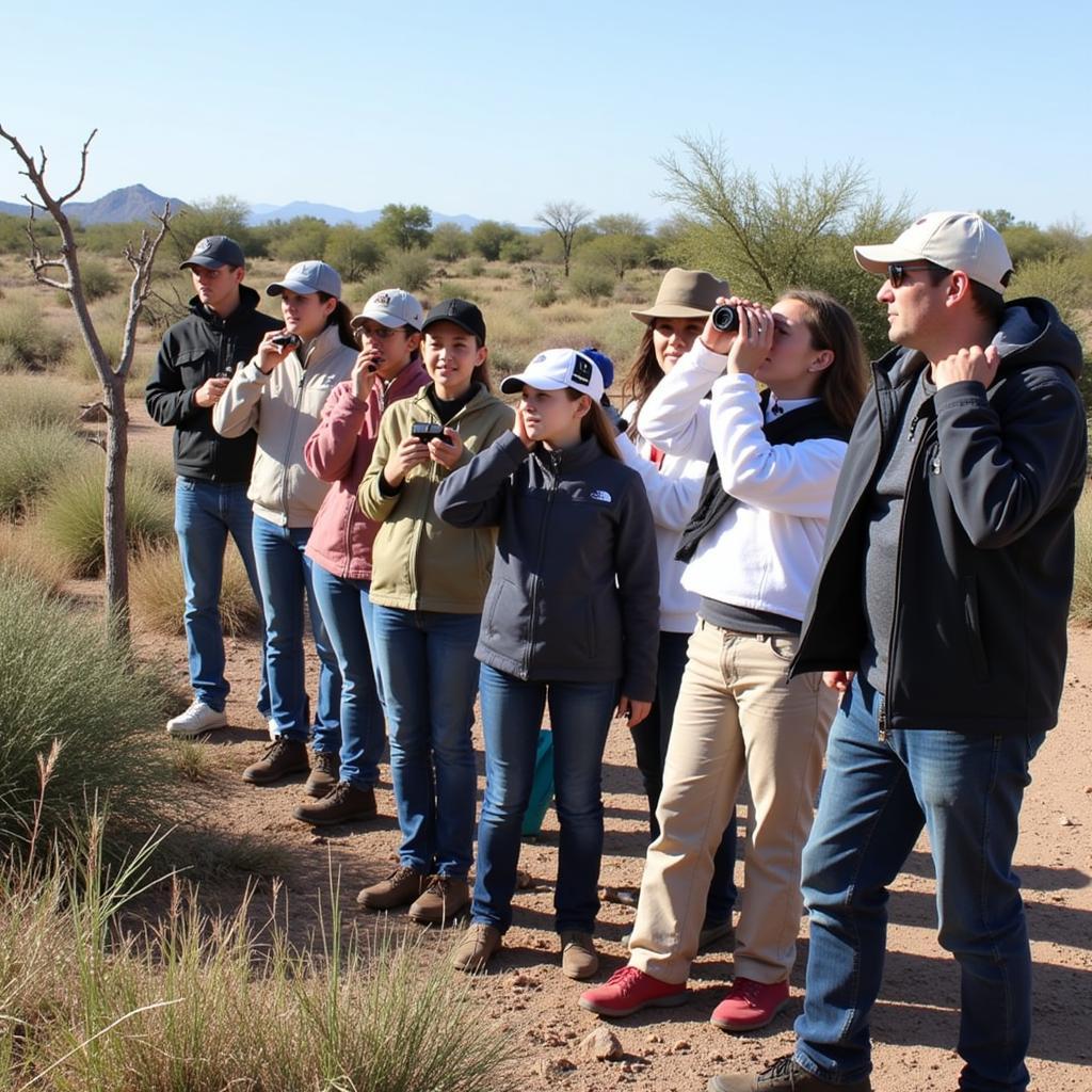 Group Birding with Tucson Audubon Society