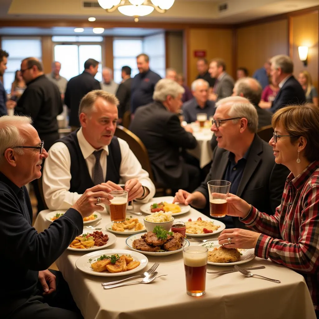 Tulsa German Society members gathering at a cultural event