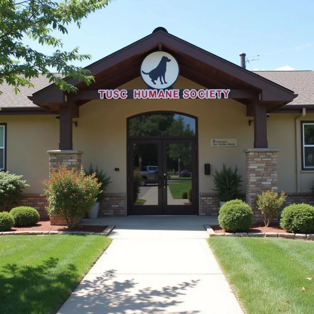 Exterior view of the Tusc Humane Society building