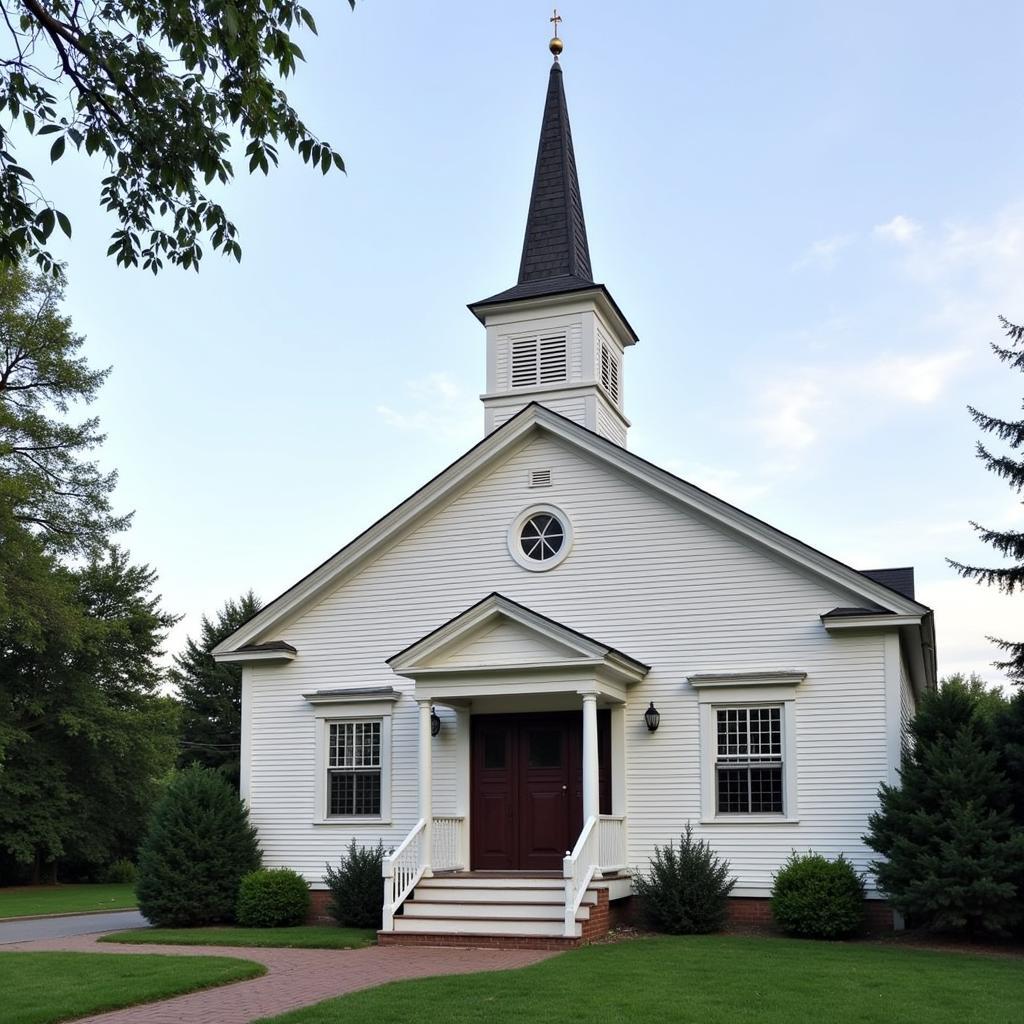 Historic Unitarian Society building in Northampton