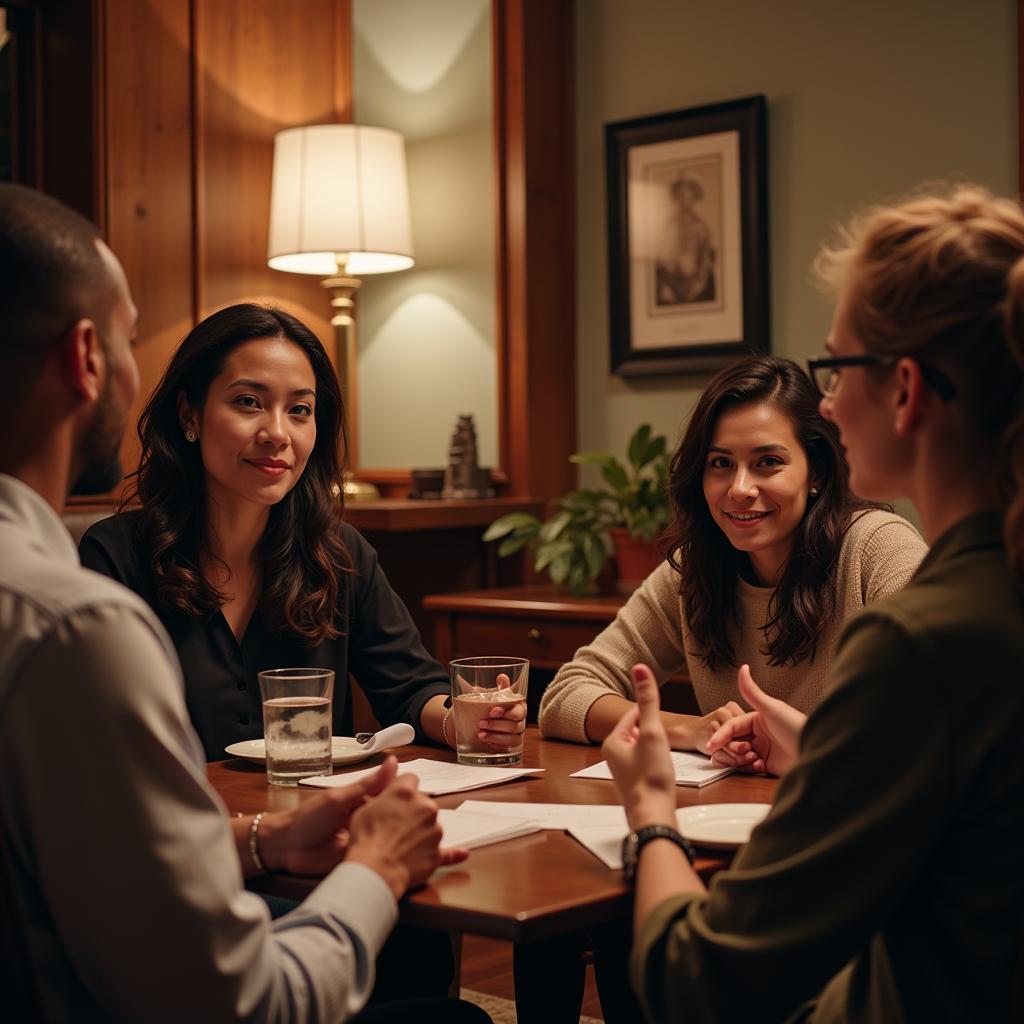 Members of the Upper Valley Muslim Society participate in an interfaith dialogue