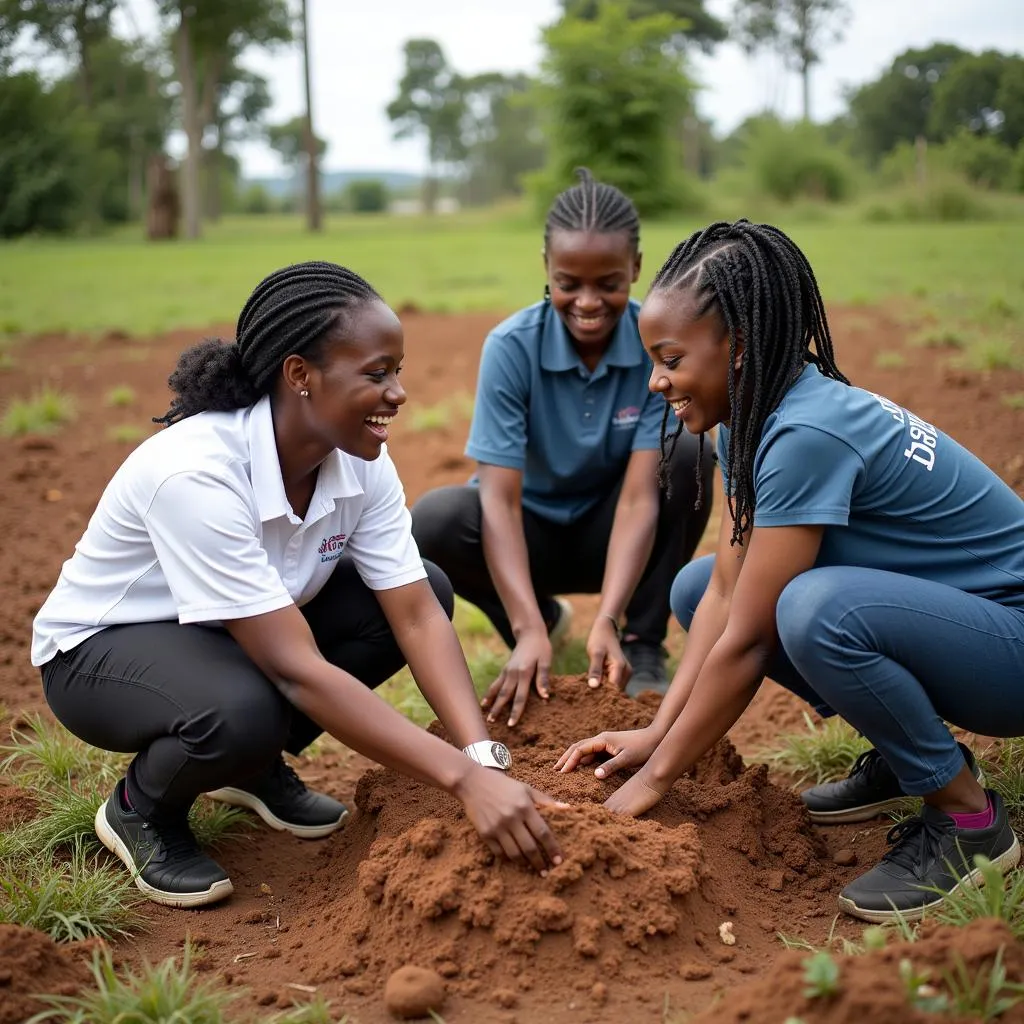 Victoria Mutual Building Society supporting a community initiative in Jamaica