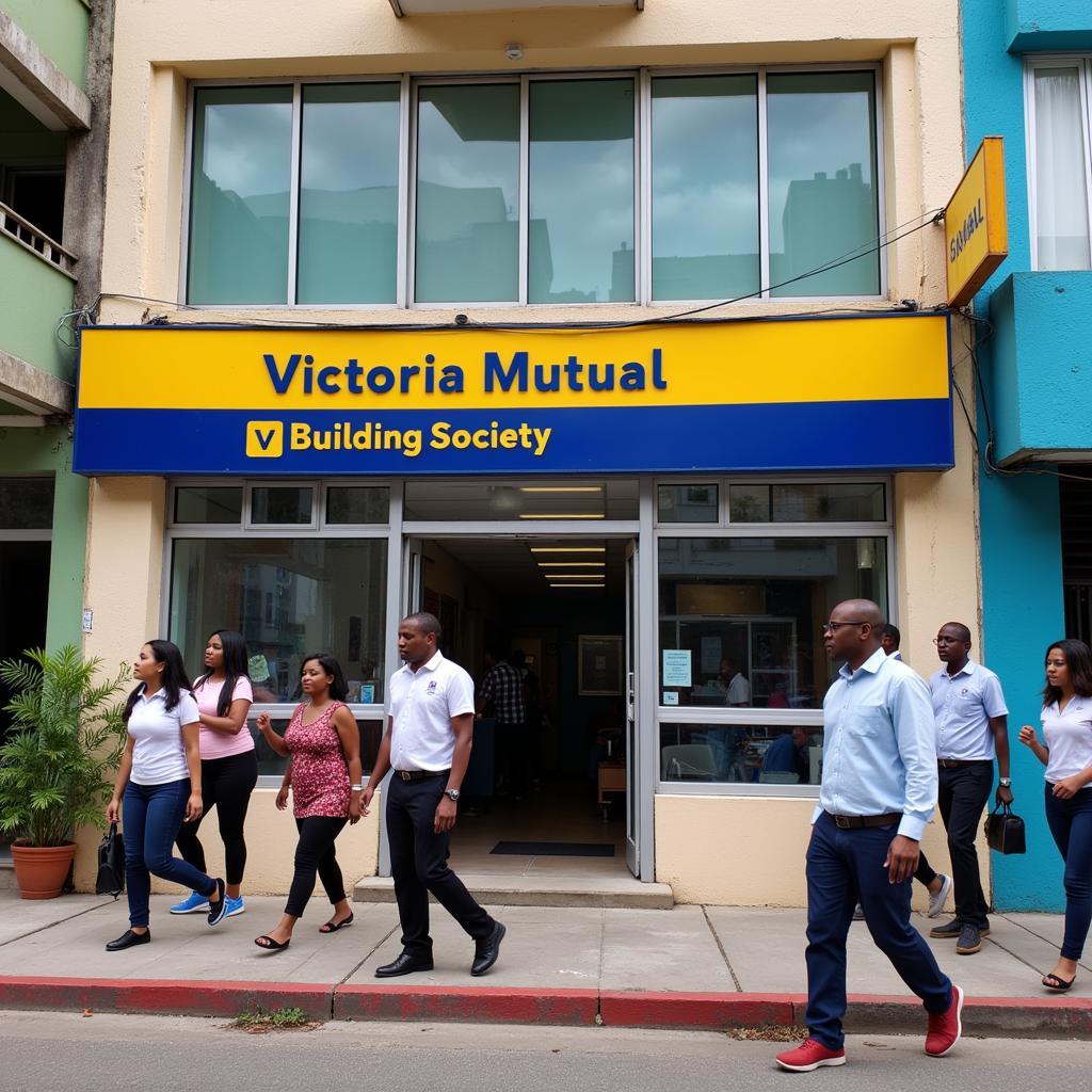 Victoria Mutual Building Society branch in Kingston