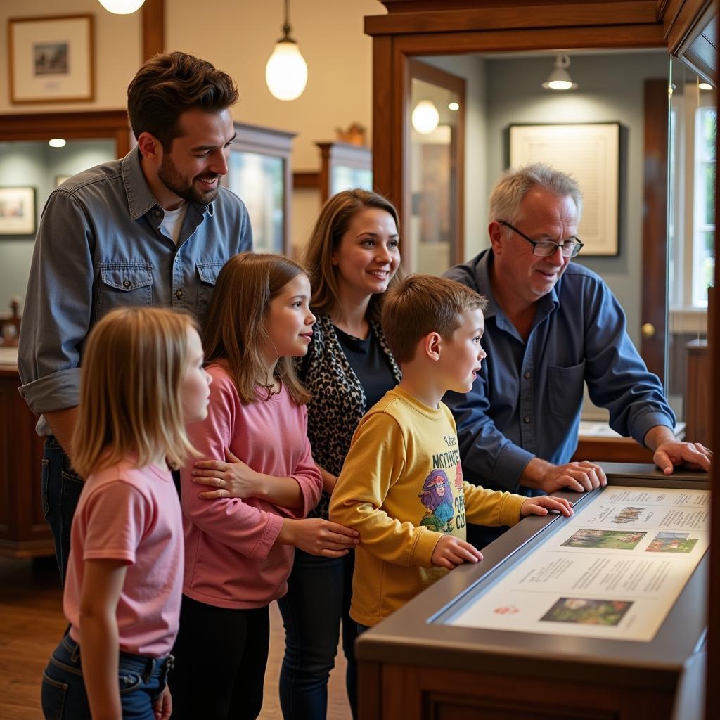 Visitors Exploring the McHenry County Historical Society