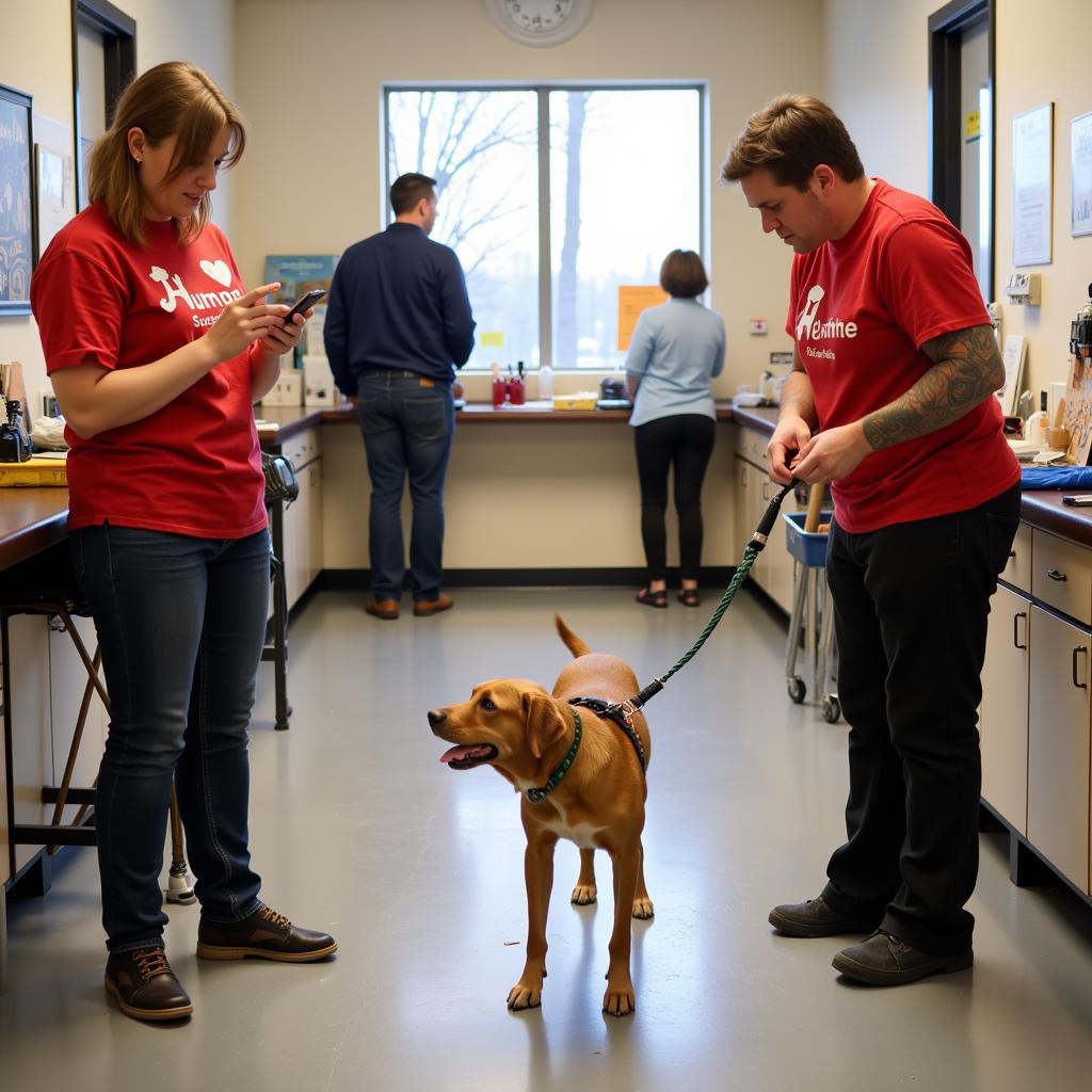 Volunteering at Animal Shelter