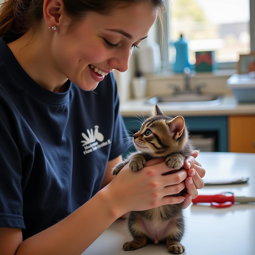 Volunteering at the Bellingham Humane Society