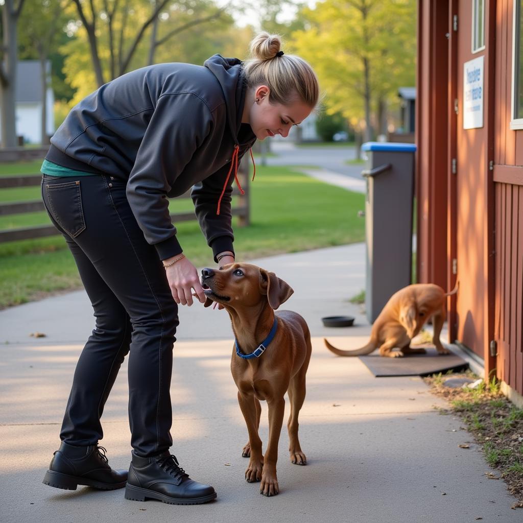 Volunteering at the Detroit Lakes Humane Society